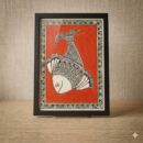 Traditional Madhubani Fish Framed Wall Art