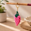 Berry Basket Crochet Charm