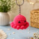 Bubble Octopus Crochet Keychain
