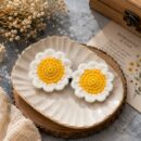 Daisy Crochet bow