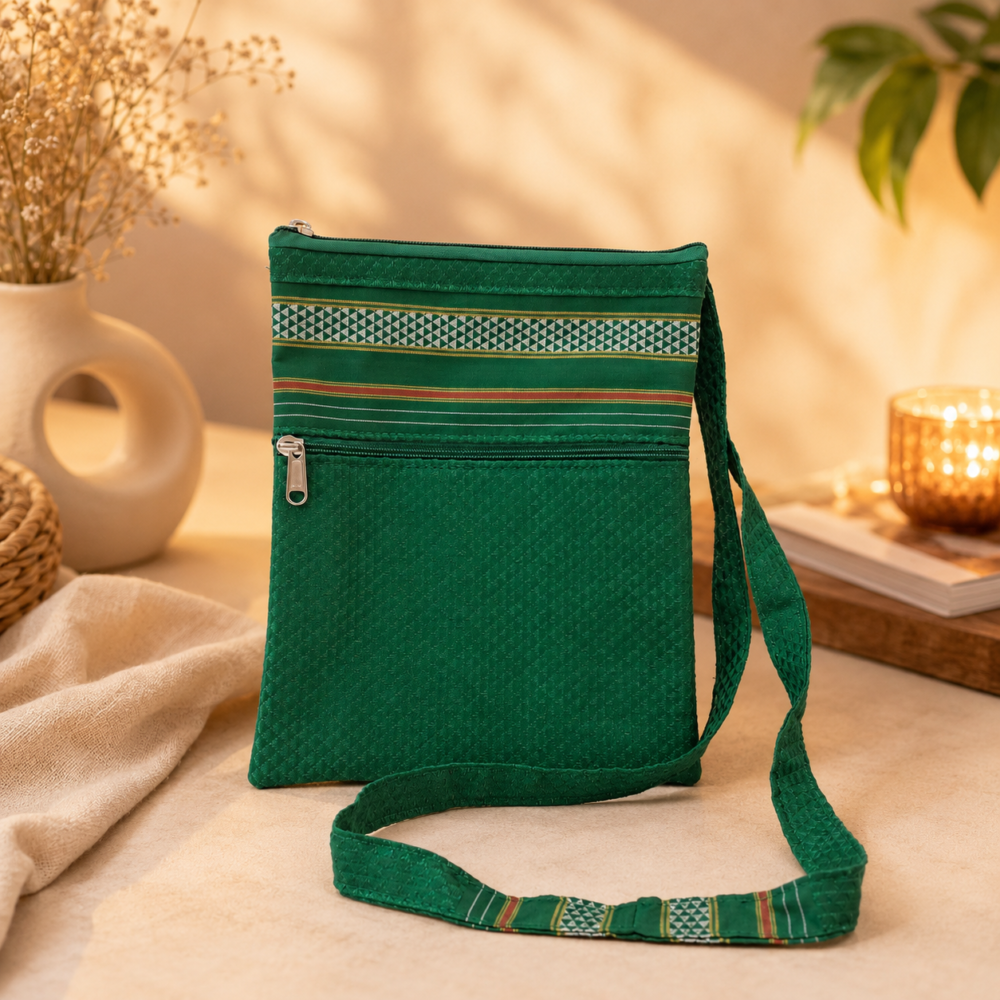 Emerald Heritage Sling Bag