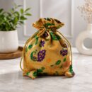 Gold Irkal Floral Batwa