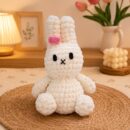 Snow White Plush Crochet Bunny