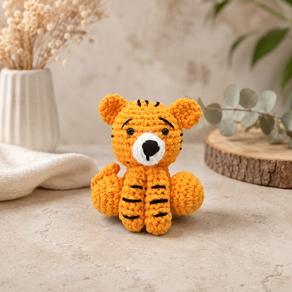 Tiger Cub Crochet Amigurumi