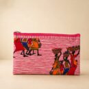 Pink Folk Art Hand Purse