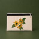 Hand-Painted Sunflower Cotton Hand-Purse