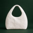 Classic White Floral Lace Tote Bag