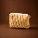 Champagne Gold Quilted Make-up Pouch