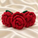 Gajra - Red Rose Crochet