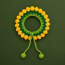 Gajra - Yellow Floral Crochet